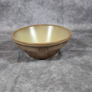 Frankoma Pottery Wagon Wheel Cereal Bowl in Desert Gold #94XL Vintage